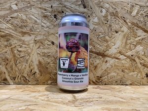 Arpus Brewing Co // Arpus X Drekker X 450 North X Boysenberry X Mango X Vanilla X Coconut X Granola Smoothie Sour Ale // 5.0% // 440ml
