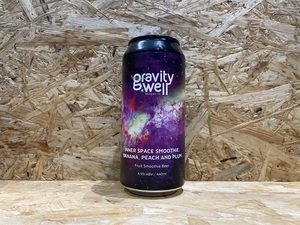Gravity Well Brewing Co // Inner Space Smoothie: Banana Peach and Plum // 4.5% // 440ml