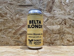 Thirsty Moose Brewing Co // Belta Blonde // 3.4% // 440ml