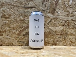 Up Front Brewing // Das Ist Ein Lagerbier // 5.3% // 440ml