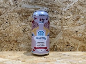 Vault City Brewing // Red Berry Waffle Cone Shortcake Triple Scoop // 8.4% // 440ml